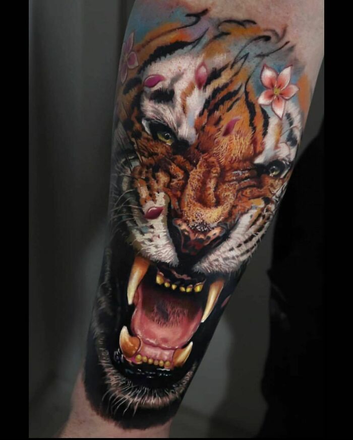 Epic Tattoos - tiger tattoos for men