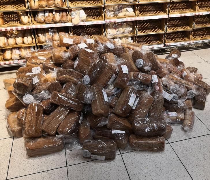 ’’The amount of bread we throw away sometimes at a supermarket’’