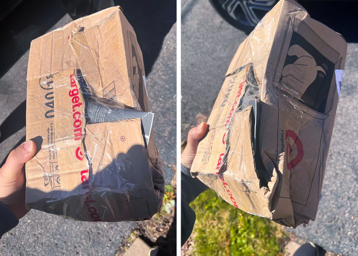 “This was the package that arrived to me.”