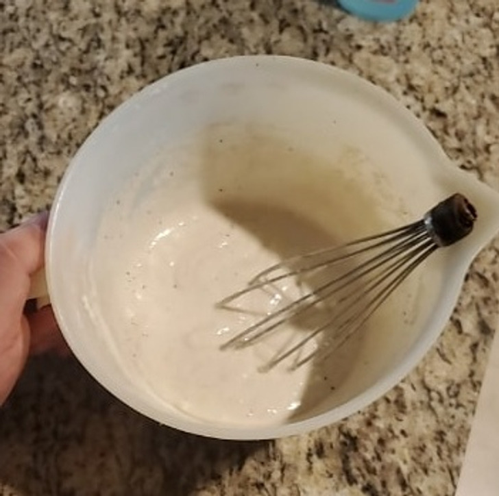 ’’I was stirring pancake batter, and my whisk broke off and got rust in my batter.’’