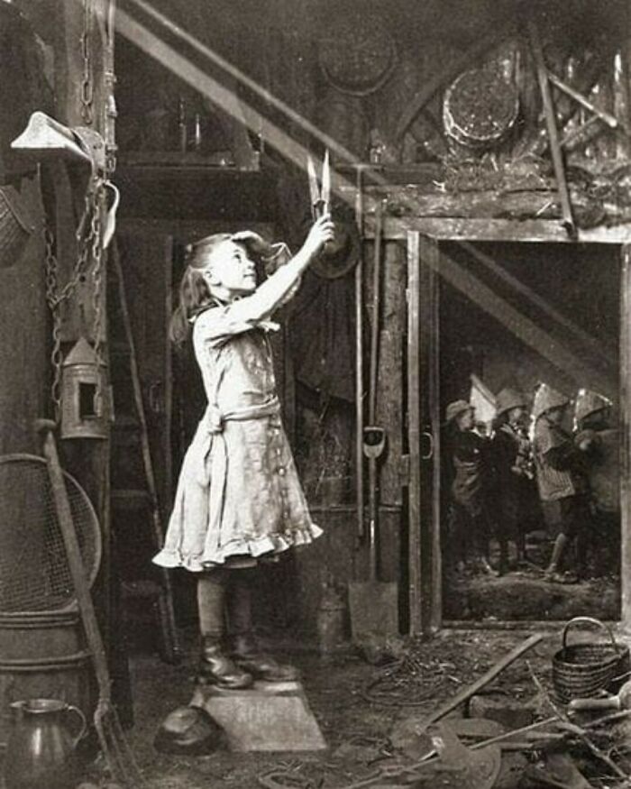cool pics from history - cutting a sunbeam