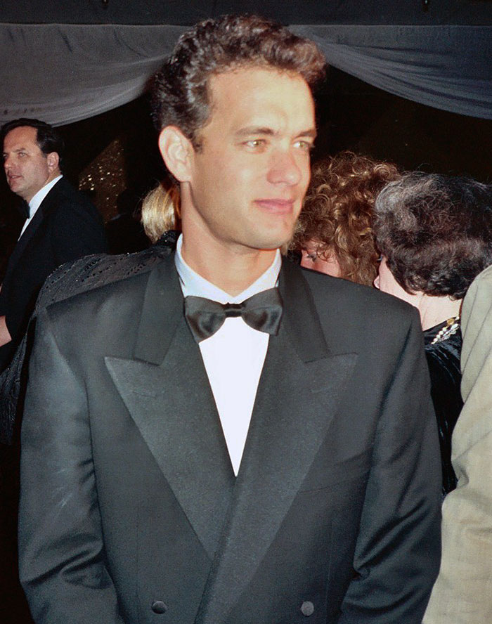 celebs before they were famous -tom hanks academy awards 1989