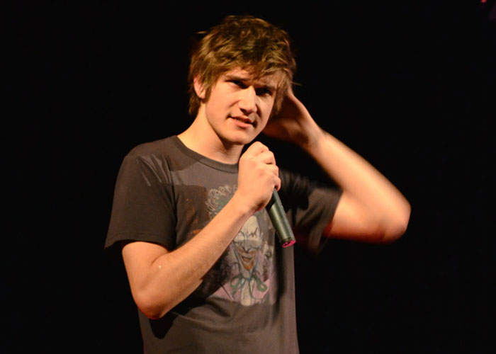 celebs before they were famous -bo burnham performing