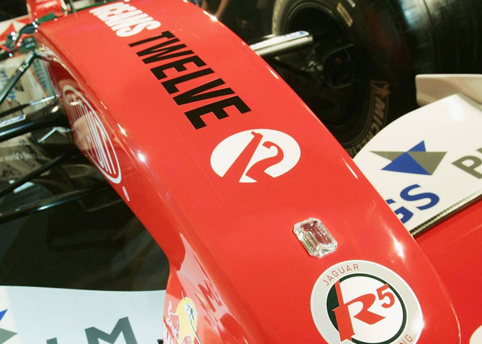 A $250,000 diamond placed on the nose of an F1 car was lost in a crash in the 2004 Monaco GP. It's still missing today.