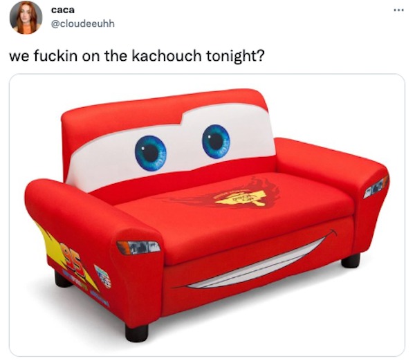 savage tweets - cars sofa - caca we fuckin on the kachouch tonight? D
