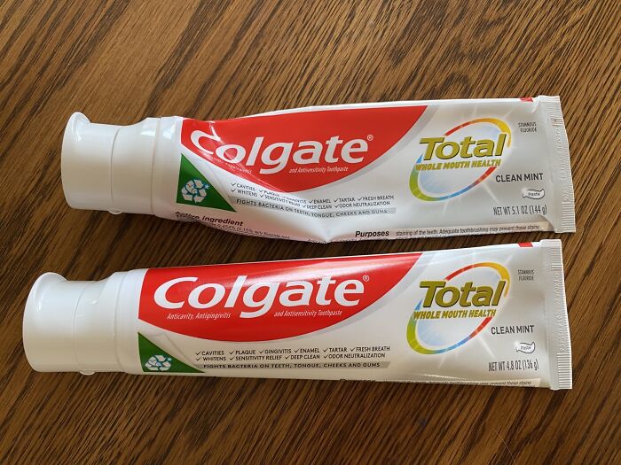 things getting smaller inflation - colgate - Colgate Cantes Whiting Sitenamel Tartar Fresh Breath Fights Bacteria On Teeth, Tongue, Cheeks And Gum Deep Clean Yodor Neutralization e ingredient Ses 01.30% Sp Anticavity, Antigingivit Colgate and Antisensity 