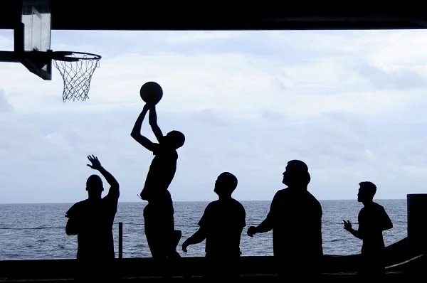 Random Facts - silhouette basketball photography