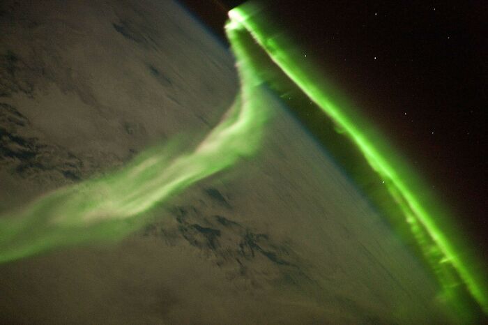 Extraordinarily Rare Things - aurora borealis from space