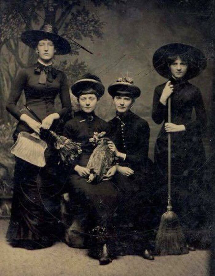 historical photographs - victorian witch