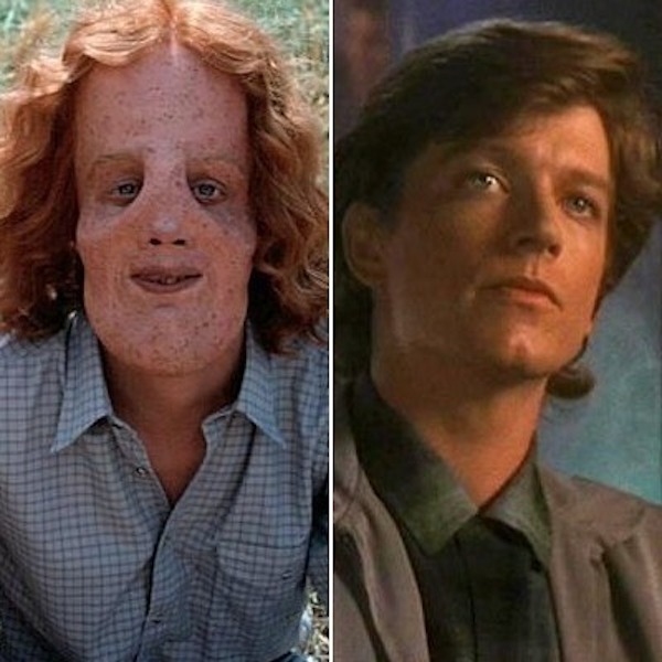 Actors before and after make up - rocky dennis