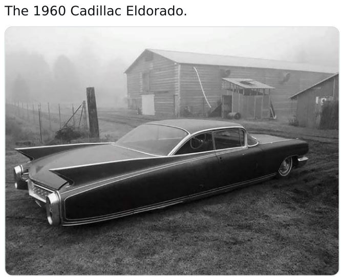 Historical pictures - sinister 1960 cadillac eldorado - The 1960 Cadillac Eldorado.