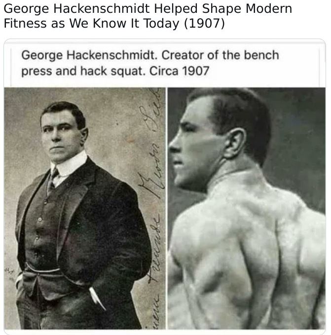 Historical pictures - gentleman - George Hackenschmidt Helped Shape Modern Fitness as We Know It Today 1907 George Hackenschmidt. Creator of the bench press and hack squat. Circa 1907 Leader. Freunde