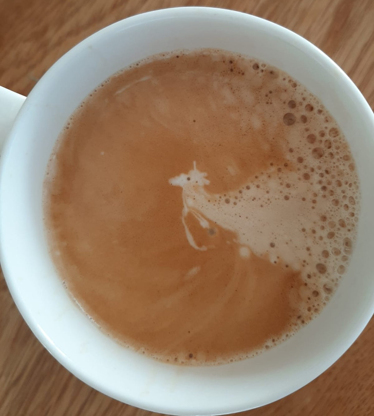 ’’My morning coffee had a flying unicorn in it.’’