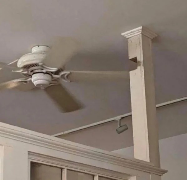 home improvment fails - ceiling fan fails