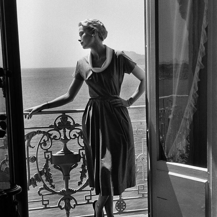 Grace Kelly In Her Suite At The Intercontinental Carlton Hotel During The Cannes Film Festival, 1955.