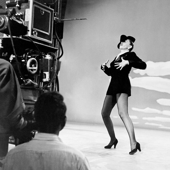 Judy Garland Filming The Iconic "Get Happy" Number In Summer Stock, 1950
