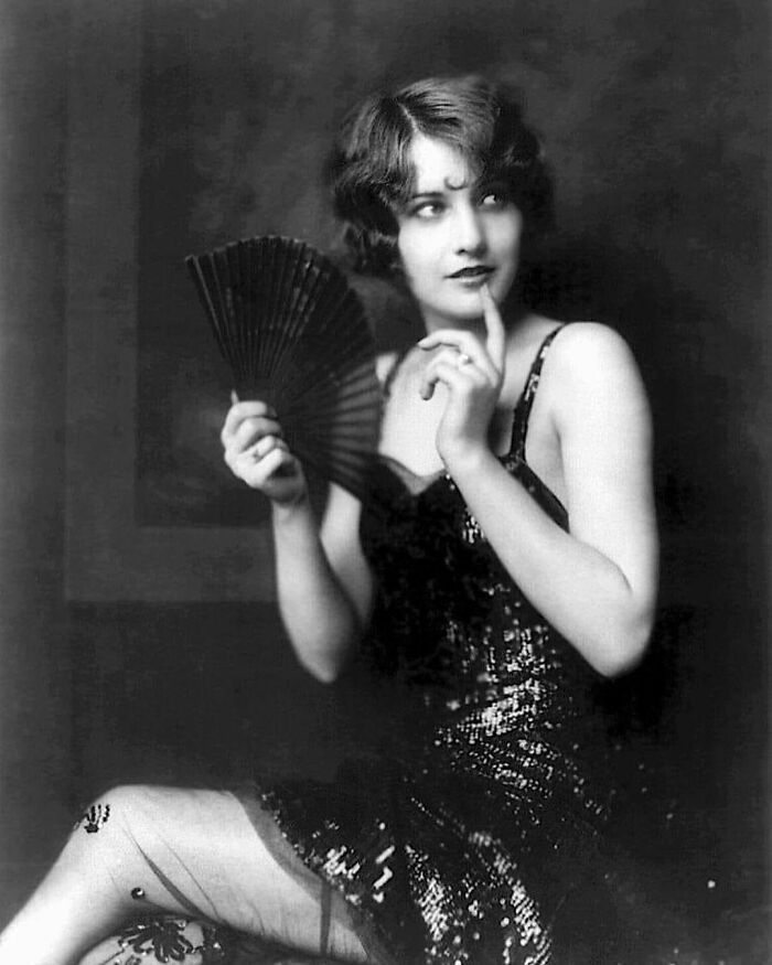 A 16-Year-Old Ruby Stevens (Better Known As Barbara Stanwyck) While Working As A Ziegfeld Girl, 1924