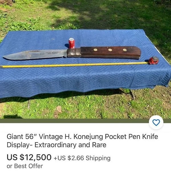 Insane Things That Sold Online - wood - Giant 56