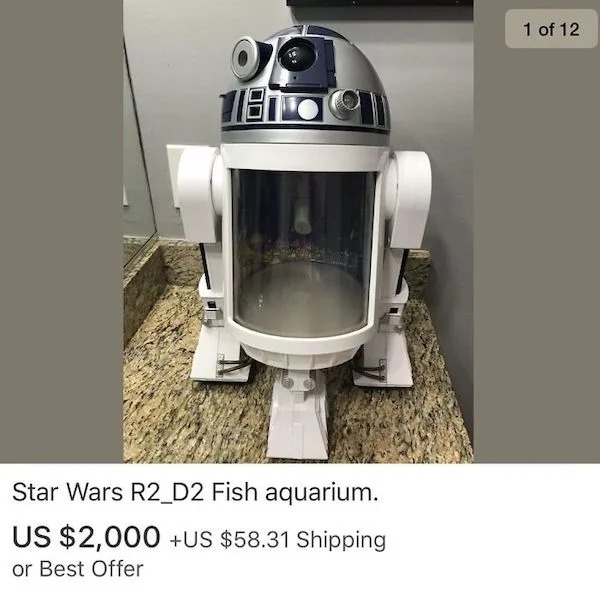 Insane Things That Sold Online - Fish aquarium.