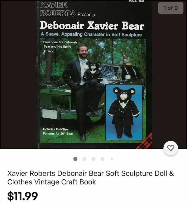 Insane Things That Sold Online - resents Pib Debonair Xavier Bear A Suave,