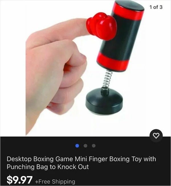 Insane Things That Sold Online - Desktop Boxing Game Mini Finger Boxing Toy