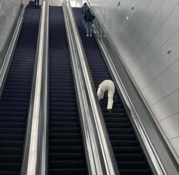 pics that make you look twice - escalator