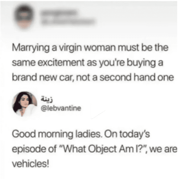 savage comments and replies - feminist good morning - Marrying a virgin woman must be the same excitement as you're buying a brand new car, not a second hand one Good morning ladies. On today's episode of "What Object Am I?", we are vehicles!