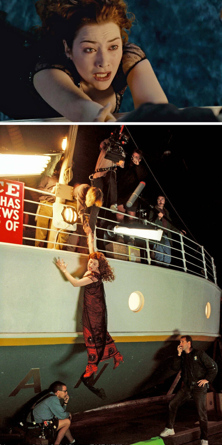 Behind-The-Scenes Photos - behind the scene titanic - Ce Has Ws Of