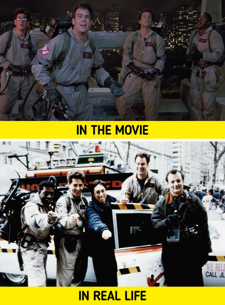 Behind-The-Scenes Photos - ghostbusters ii 1989 - In The Movie 00000000000 In Real Life We Beli Call Jl