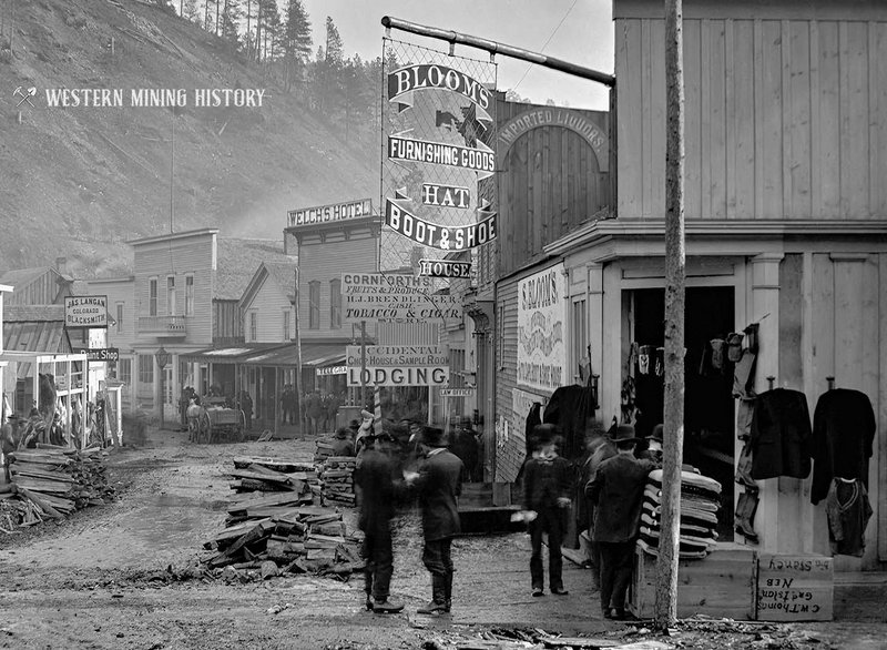 fascinating pics from history - Wall Street in Deadwood, 1877