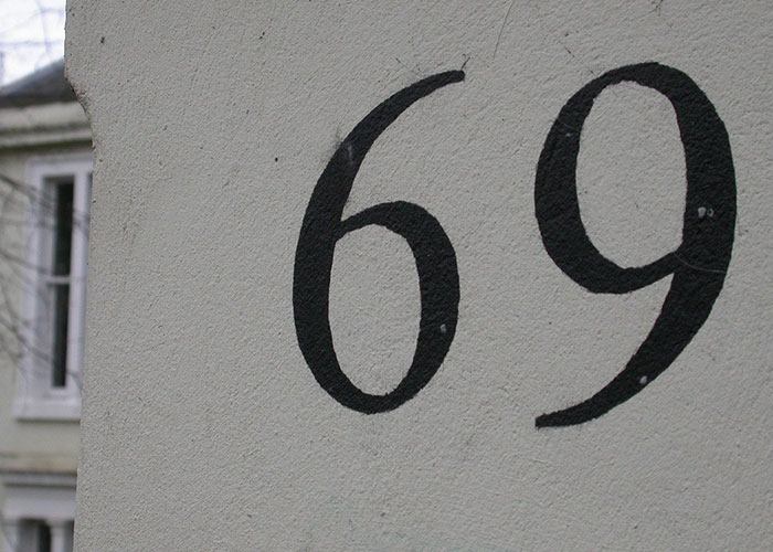 interesting facts - house numbering - 69