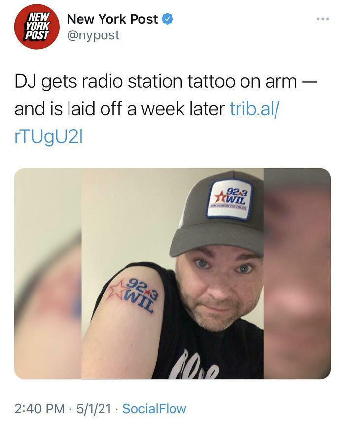 Sounds like perfect behavior for a New York Post DJ. 