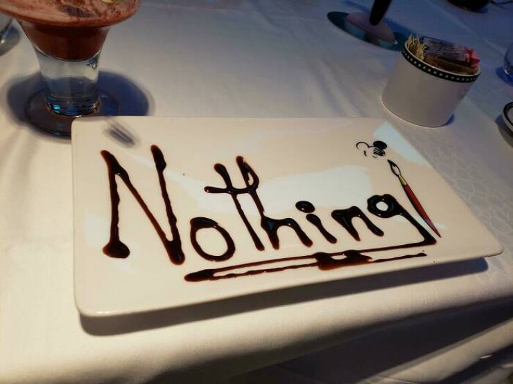 "Went On A Disney Cruise And Was Asked What I Want For Dessert. I Said "Nothing""