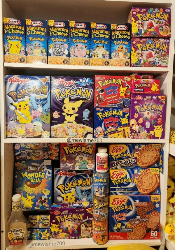 “I collect vintage Pokémon food products”