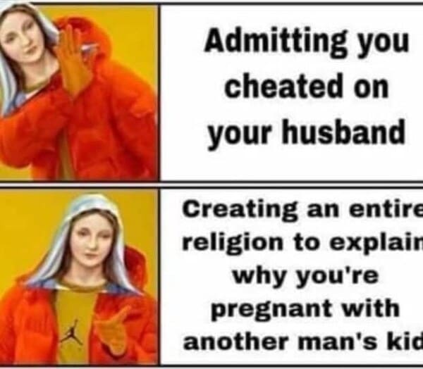dank memes - star wars girl texing memes - Admitting you cheated on your husband Creating an entire religion to explain why you're pregnant with another man's kid
