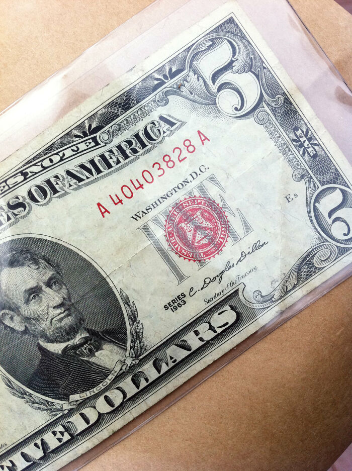 I bought $5 for 25¢ at a flea market