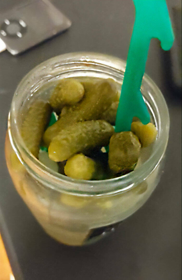 "Pickle Lifter. It Came Inside The Jar"