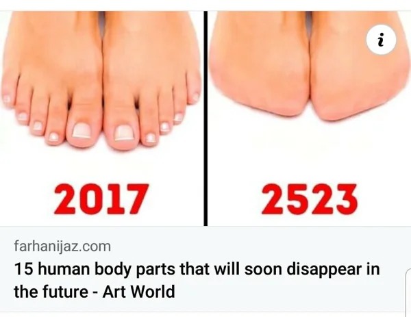 wtf ads - nail - 2017 2523 i farhanijaz.com 15 human body parts that will soon disappear in the future Art World