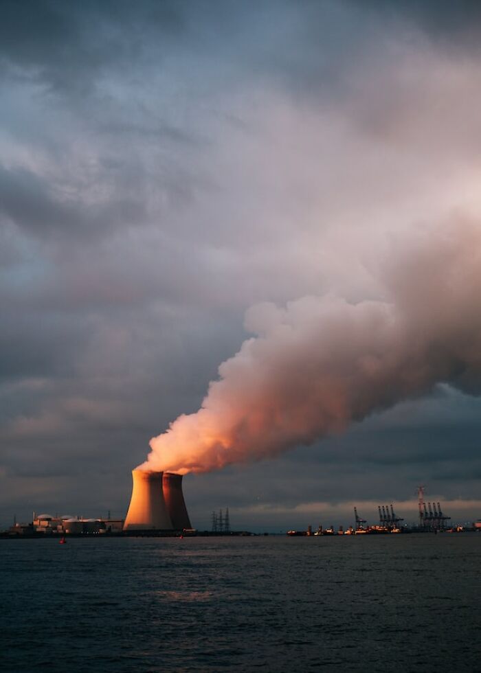 Nuclear power, people are generally concerned about the pollution it causes when in reality the radioactive waste from a nuclear power plant has a relatively low impact on the environment, especially when compared to the fallout of more resource heavy nuclear weapons