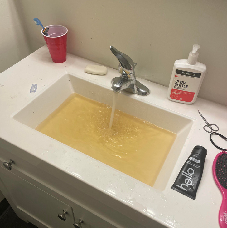 ’’My sink water has had a metallic taste ever since I moved in, thought it was just the new city.’’