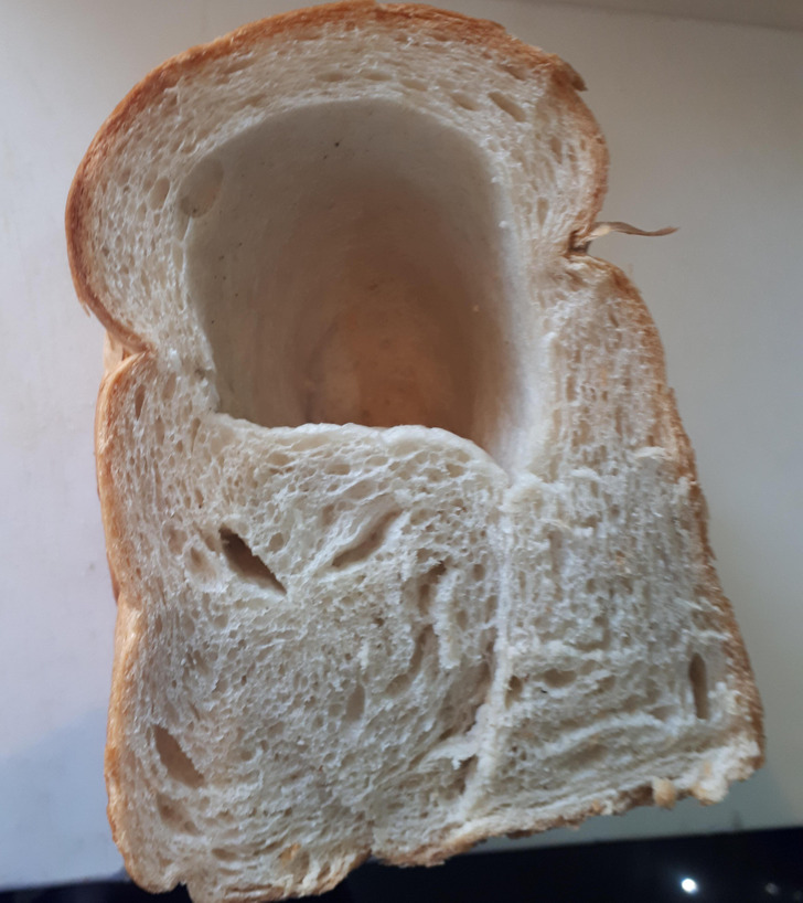 ’’This bread that looks perfectly fine from the outside, but is hollow.’’