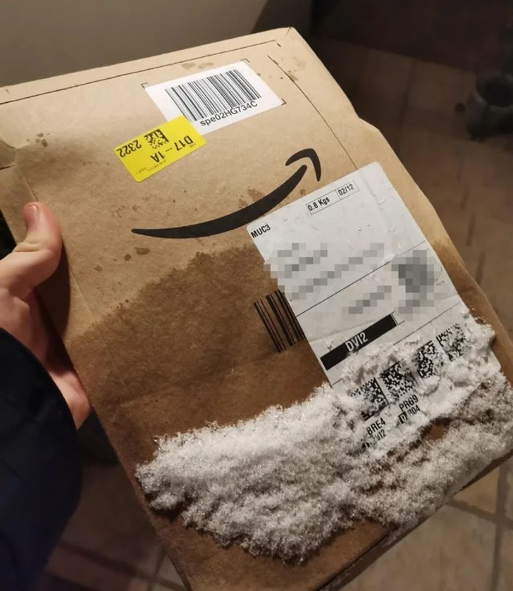 “Bought a book on Amazon, and this is what I found in my mailbox when I got home.”