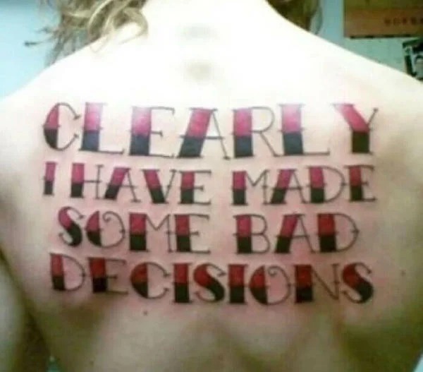 40 Of The Worst Tattoos Ever.