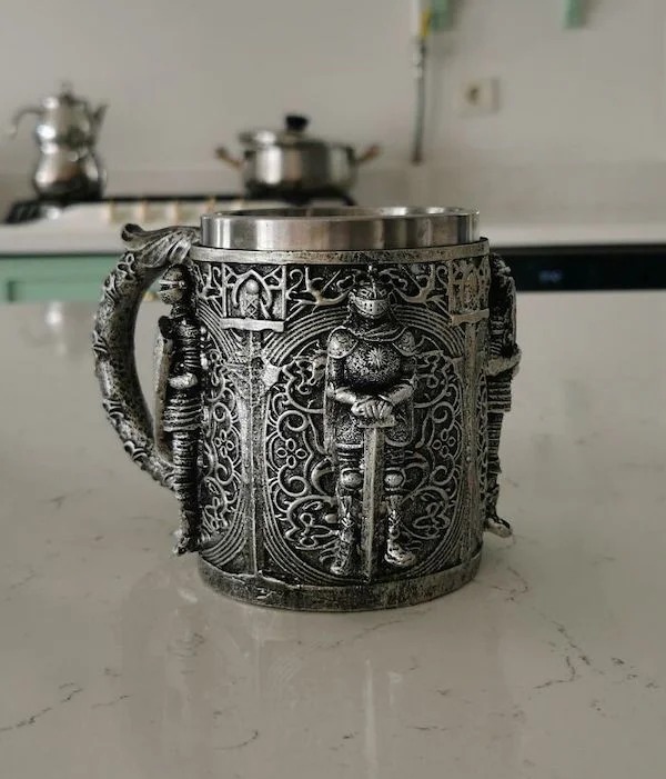 This awesome coffee mug will make you feel like you belong at King Arthur's table.