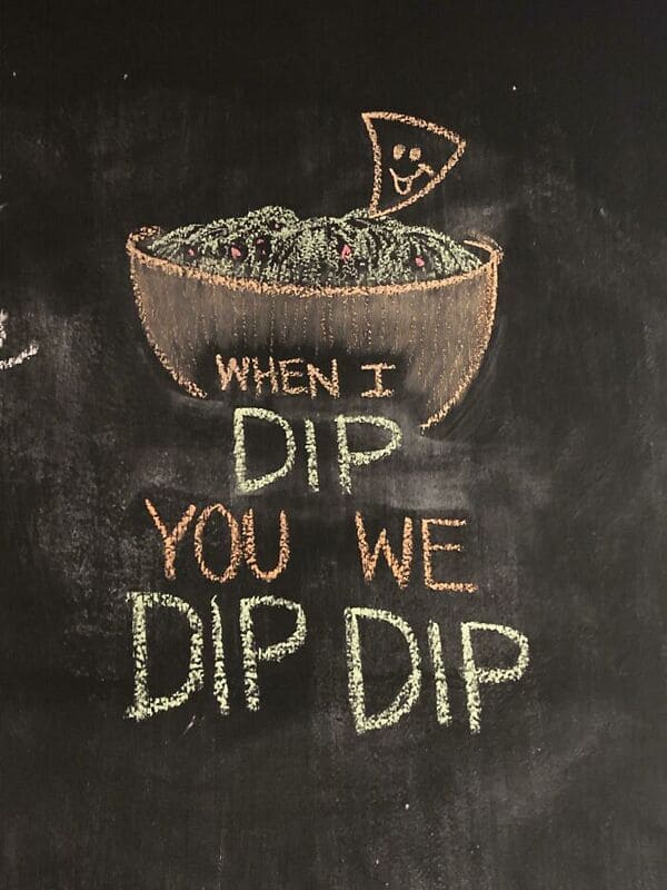 crappy designs -  unreadable signs - When I Dip You We Dip Dip