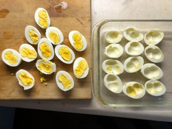 “Every egg in this carton had double yolks.”