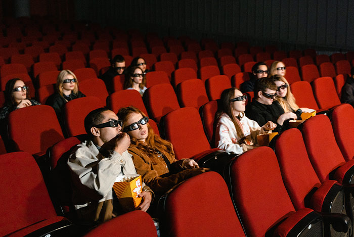 Saw some kids in the literal front row of a movie theater with their bright phones taking selfies the entire time. Who bought your tickets and why bother even going to the movie?