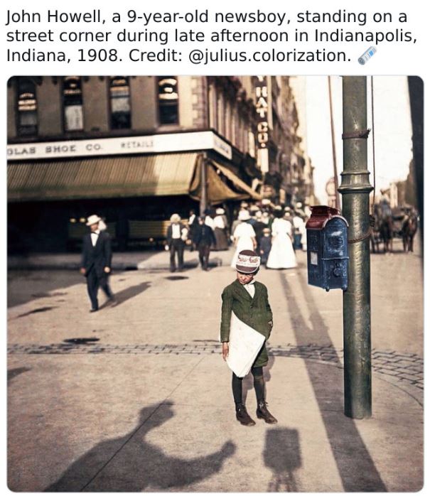 30 Historical Photos Brought To Life With Color.