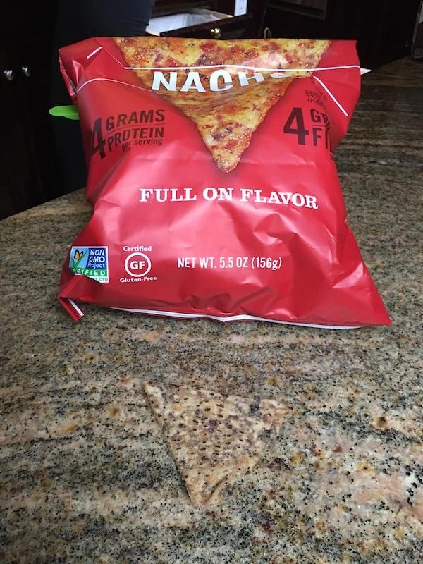 The way these chips match my countertop