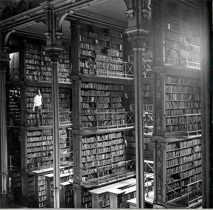 The Old Cincinnati Library Before Being Demolished, 1874-1955.